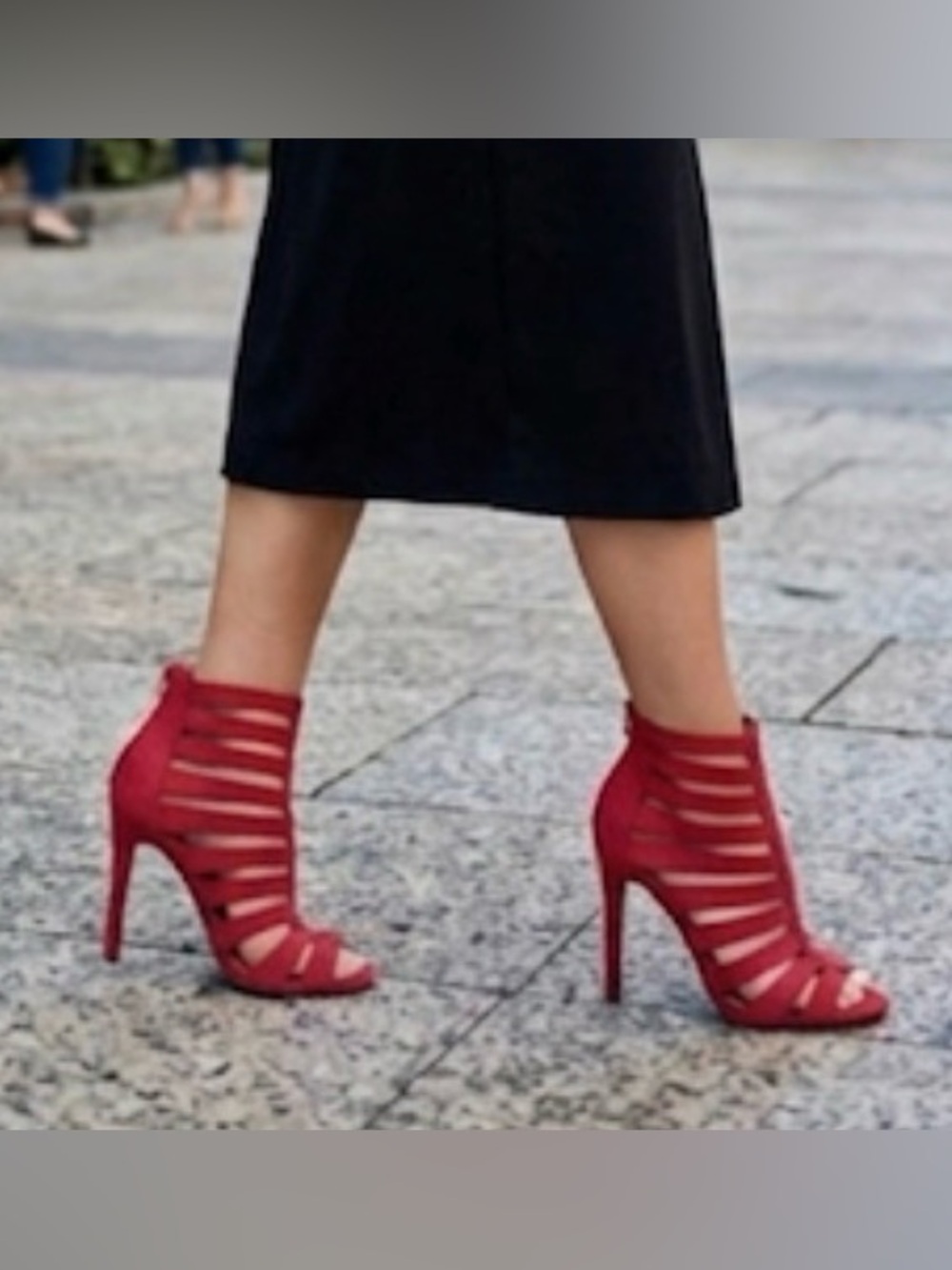 Charlotte Russe Red Gladiator Heels